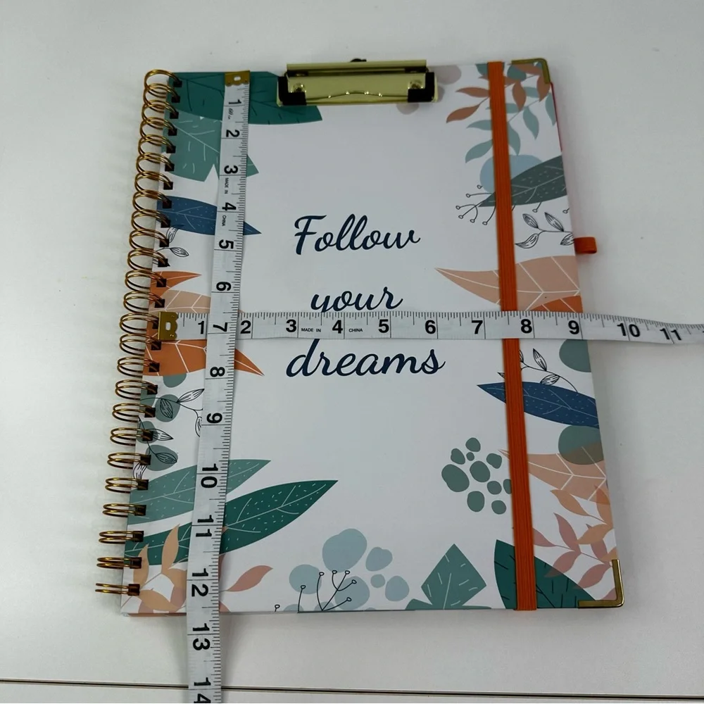 Kisdo Spiral Clipboard Folio With Pocketed Dividers 